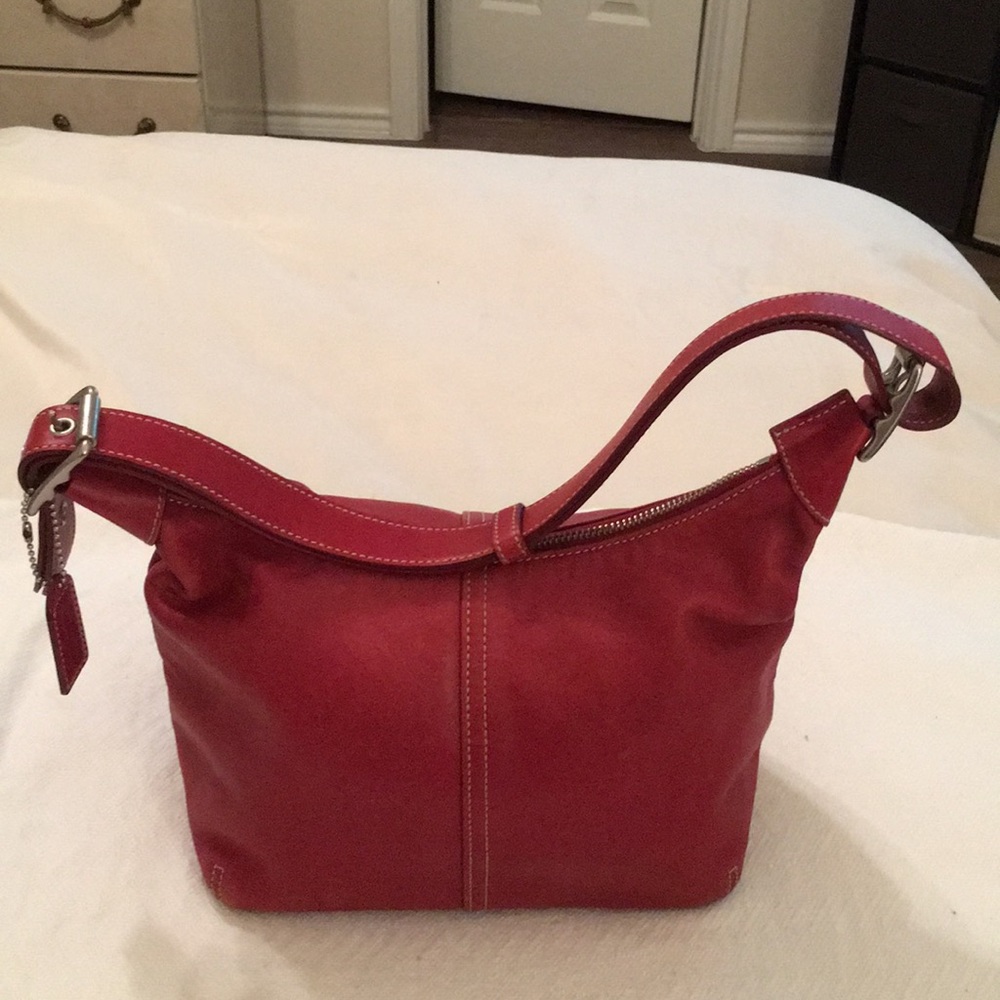 Authentic Red Coach bag